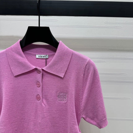 PRAD 25S SHORT SLEEVE KNIT TOP 264121