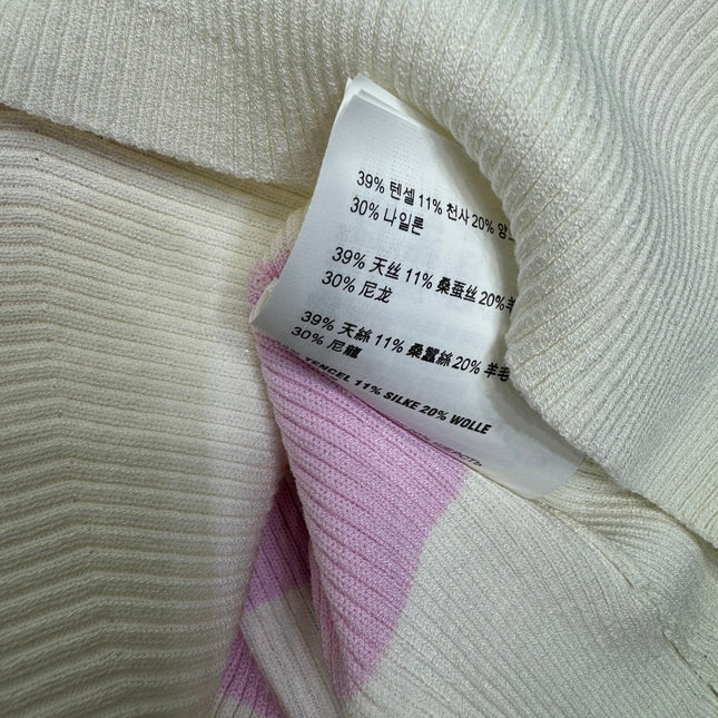 MIU 25S ICE STRIPE KNIT VEST 264116
