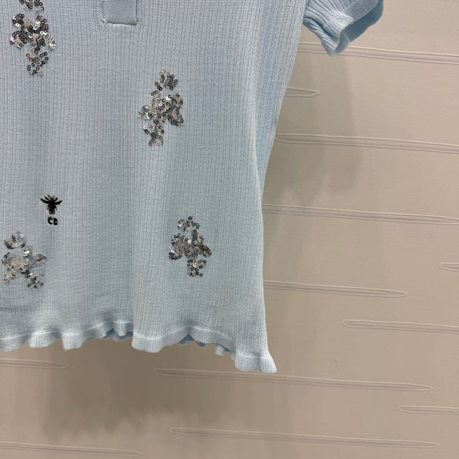 DIOR 25S RHINESTONE SWEATER 264084