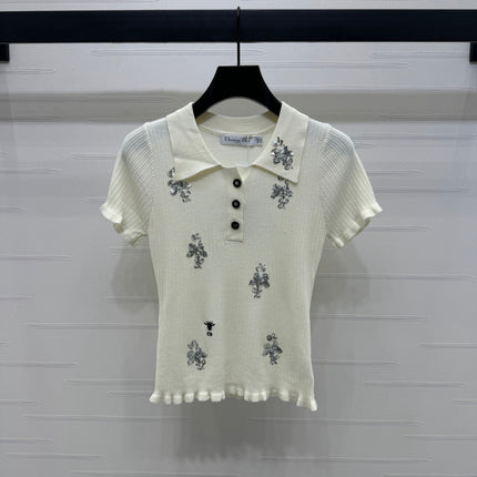 DIOR 25S RHINESTONE SWEATER 264083