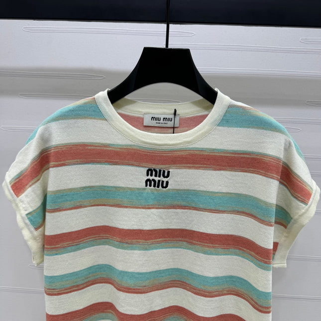 MIU 25S FLYING SLEEVE KNIT SWEATER 264148