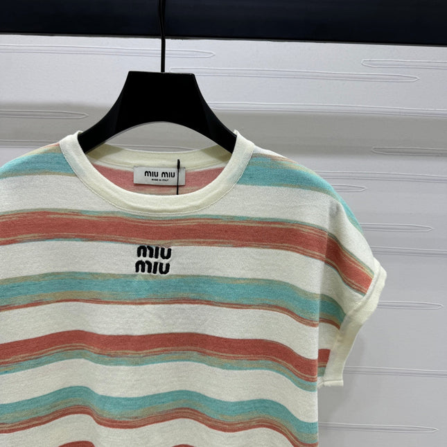 MIU 25S FLYING SLEEVE KNIT SWEATER 264148