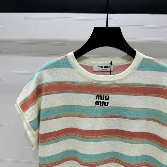 MIU 25S FLYING SLEEVE KNIT SWEATER 264148