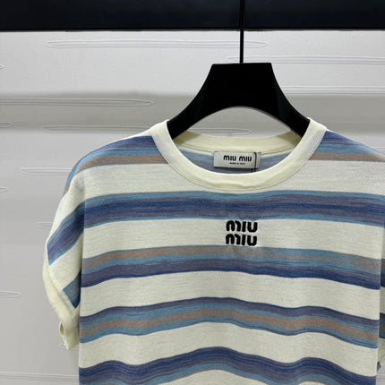 MIU 25S FLYING SLEEVE KNIT SWEATER 264147