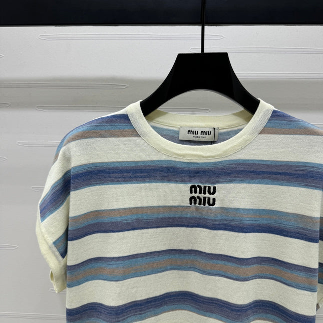 MIU 25S FLYING SLEEVE KNIT SWEATER 264147