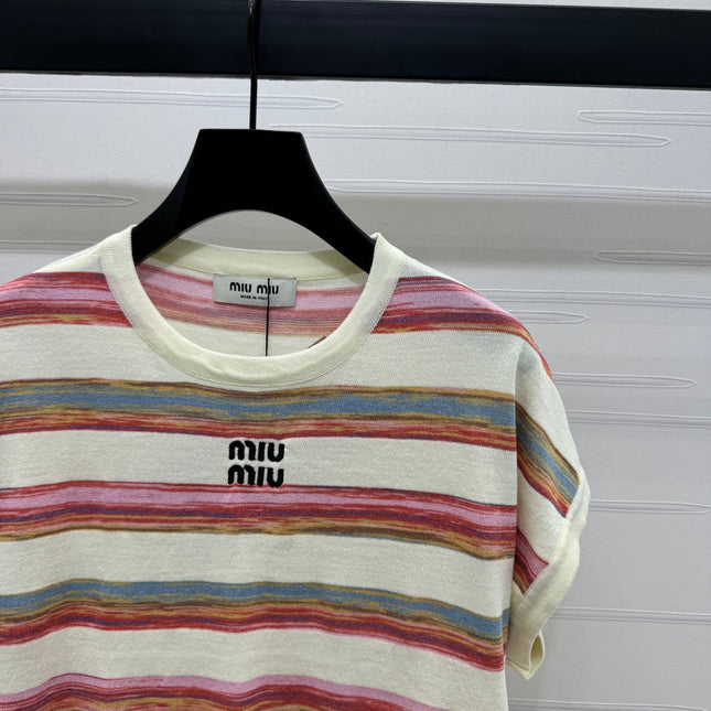 MIU 25S FLYING SLEEVE KNIT SWEATER 264146