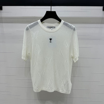 DIOR 25S BUTTERFLY WOVEN T-SHIRT 264066