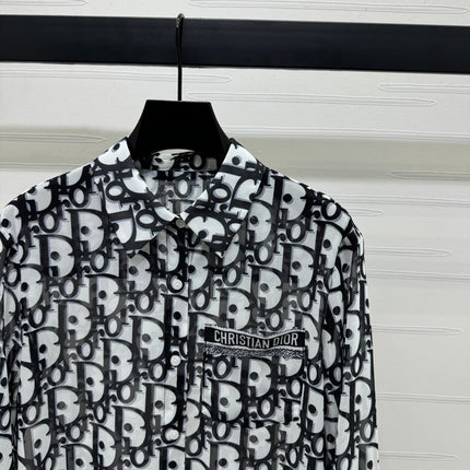 DIOR 25S PRINTED SHIRT SHORTS SET 264057