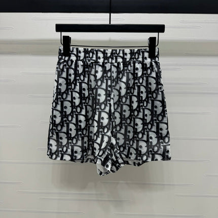 DIOR 25S PRINTED SHIRT SHORTS SET 264057