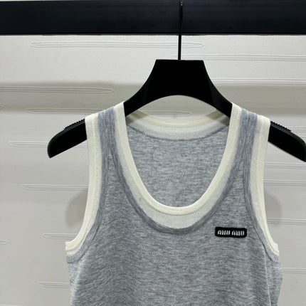 MIUMIU SLEEVELESS TOP 269404