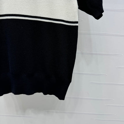 PRADA SHORT-SLEEVE CREW NECK SWEATER 269413