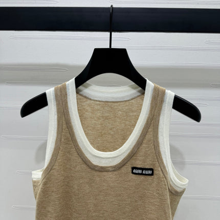 MIUMIU SLEEVELESS TOP 269402