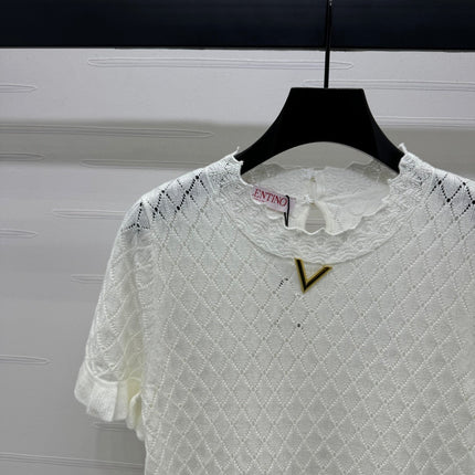 VALENTINO SHORT SLEEVE T-SHIRT WHITE 274906