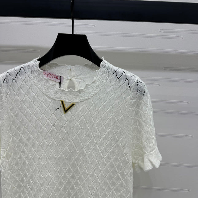 VALENTINO SHORT SLEEVE T-SHIRT WHITE 274906