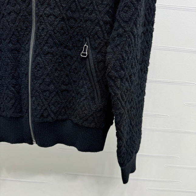 LV ZIP-UP LONG-SLEEVE KNIT CARDIGAN 274961