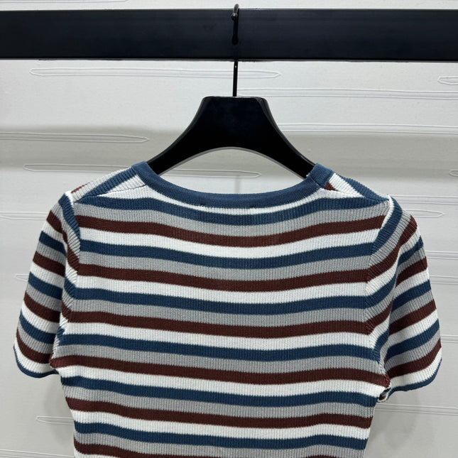 MIUMIU  SHORT-SLEEVE KNIT CARDIGAN 274943