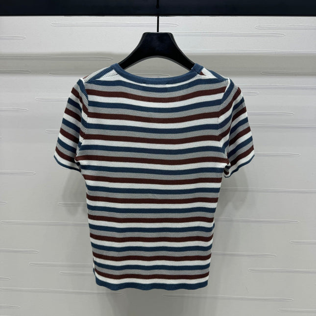 MIUMIU  SHORT-SLEEVE KNIT CARDIGAN 274943