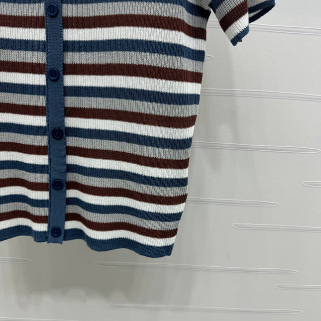 MIUMIU  SHORT-SLEEVE KNIT CARDIGAN 274943