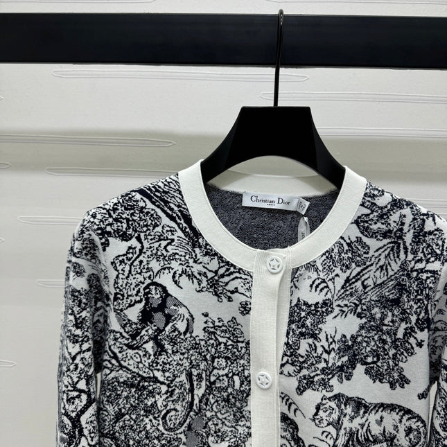 DIOR JACQUARD KNIT CARDIGAN 274879