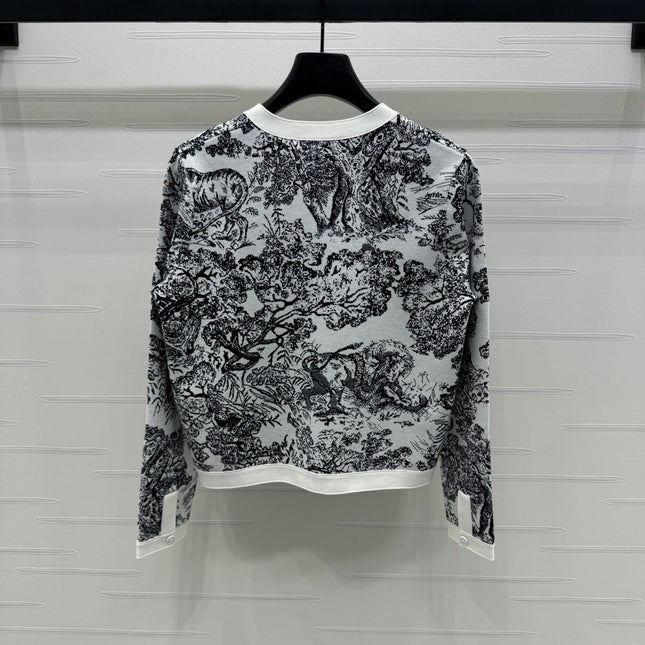 DIOR JACQUARD KNIT CARDIGAN 274879