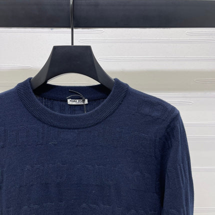 MIUMIU KNITTED SWEATER STYLE 467