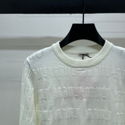 MIUMIU KNITTED SWEATER STYLE 466