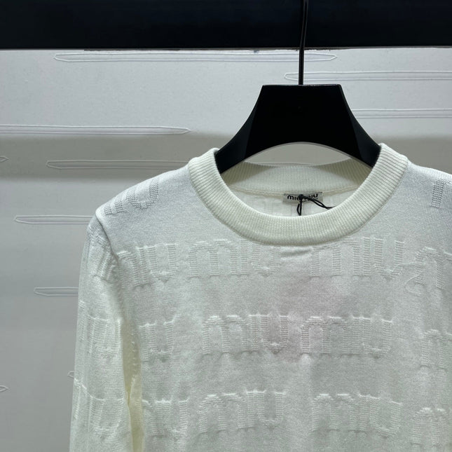 MIUMIU KNITTED SWEATER STYLE 466