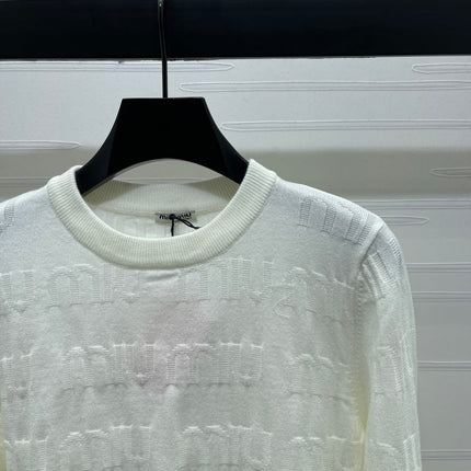 MIUMIU KNITTED SWEATER STYLE 466