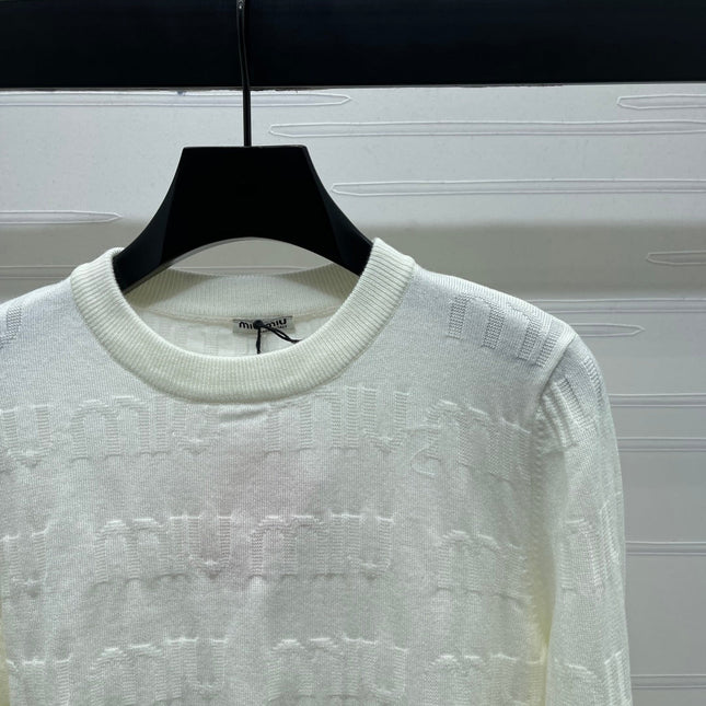 MIUMIU KNITTED SWEATER STYLE 466