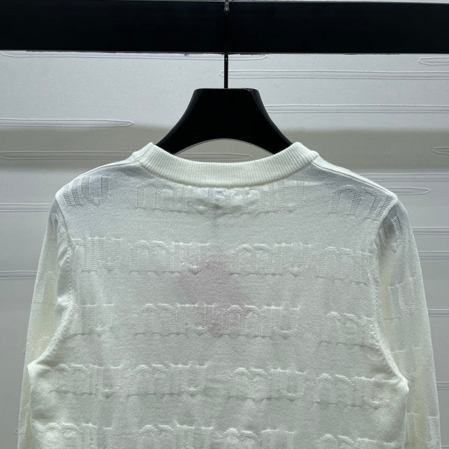 MIUMIU KNITTED SWEATER STYLE 466