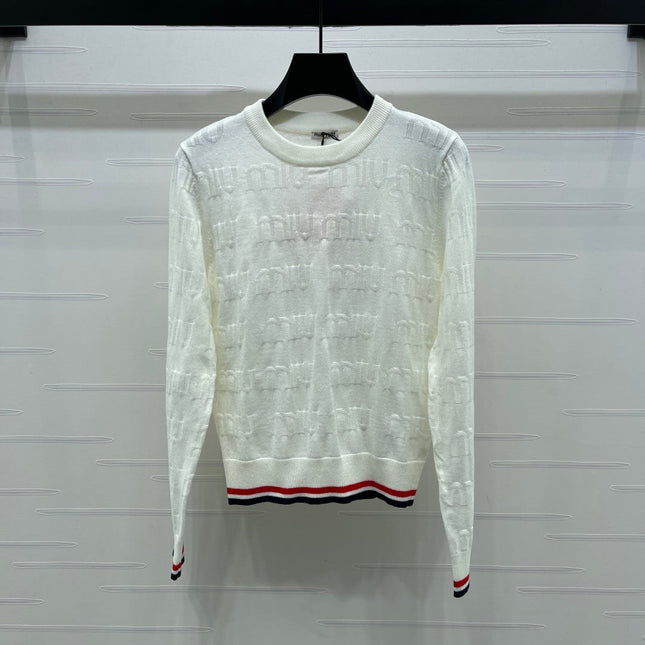 MIUMIU KNITTED SWEATER STYLE 466