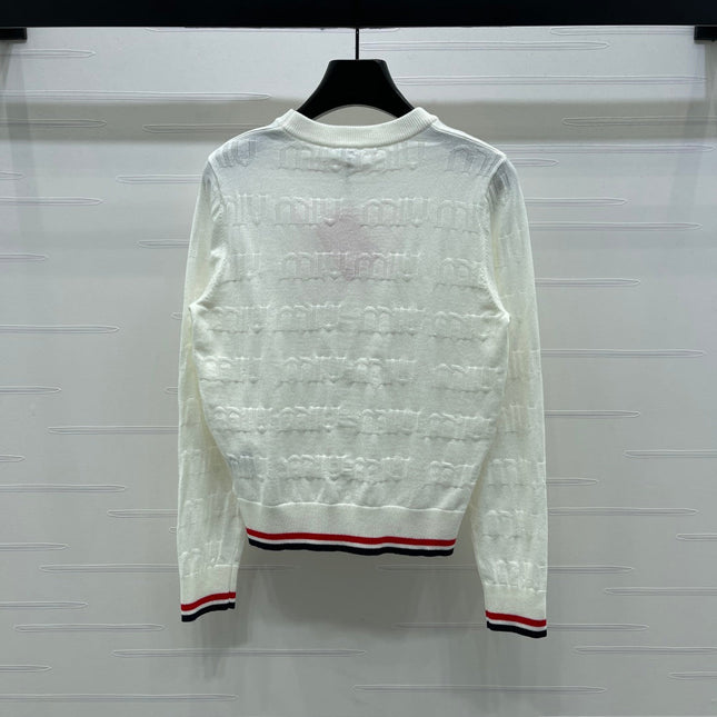 MIUMIU KNITTED SWEATER STYLE 466