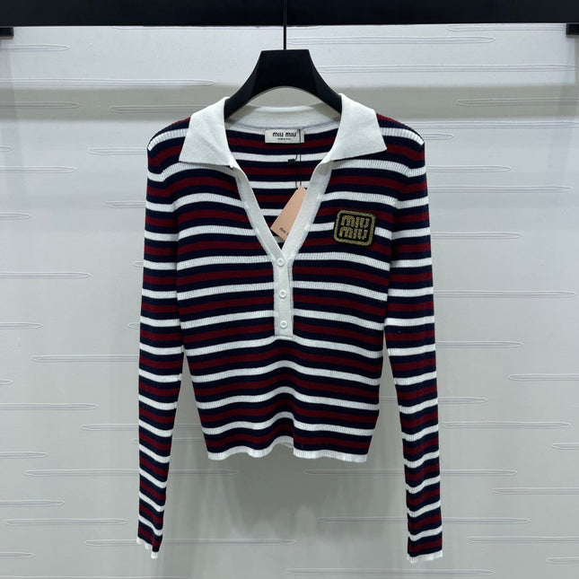 MIUMIU KNITTED SWEATER STYLE 454