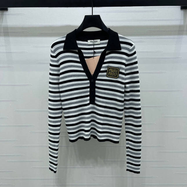 MIUMIU KNITTED SWEATER STYLE 453
