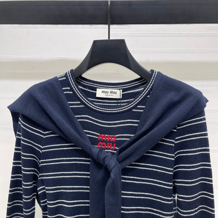 MIUMIU COWL NECK KNITTED SWEATER STYLE 481