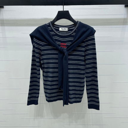 MIUMIU COWL NECK KNITTED SWEATER STYLE 481