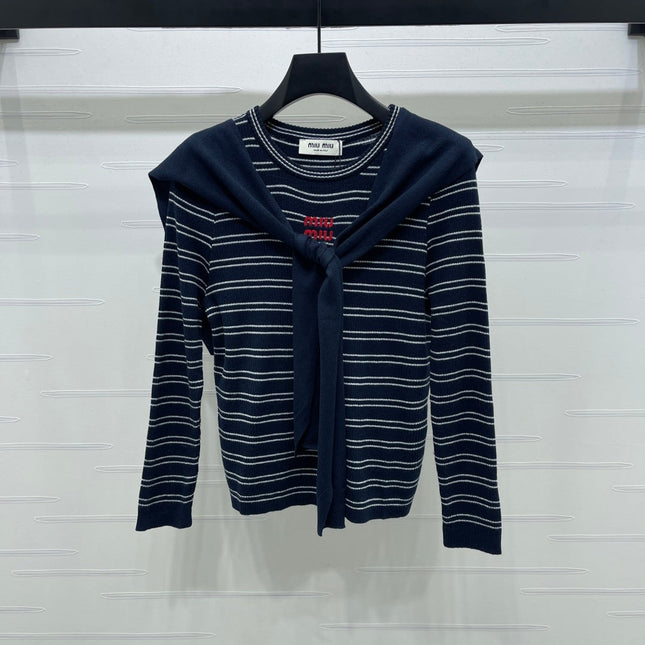 MIUMIU COWL NECK KNITTED SWEATER STYLE 481