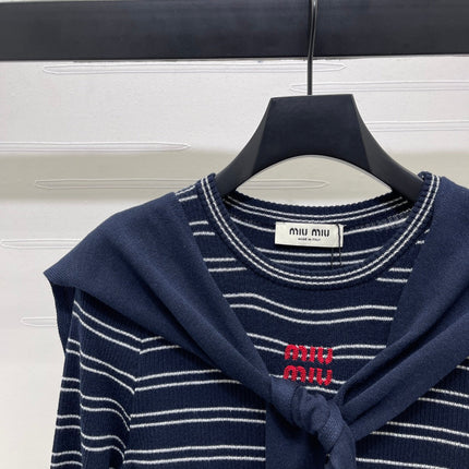 MIUMIU COWL NECK KNITTED SWEATER STYLE 481