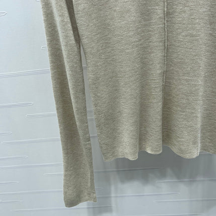 MIUMIU KNITTED LONG SLEEVE TOP STYLE 484