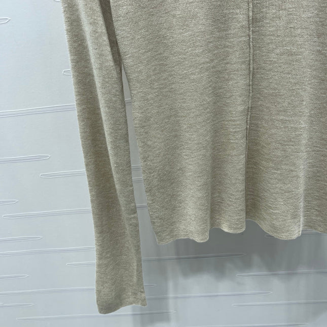 MIUMIU KNITTED LONG SLEEVE TOP STYLE 484
