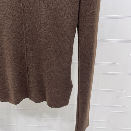 MIUMIU KNITTED LONG SLEEVE TOP STYLE 483