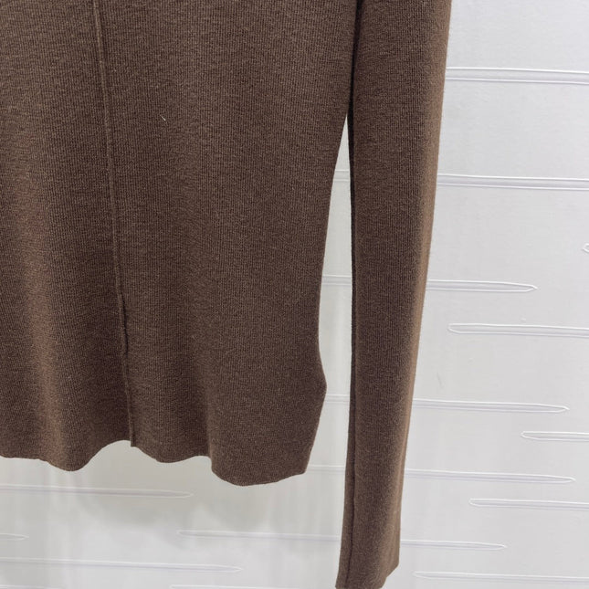 MIUMIU KNITTED LONG SLEEVE TOP STYLE 483