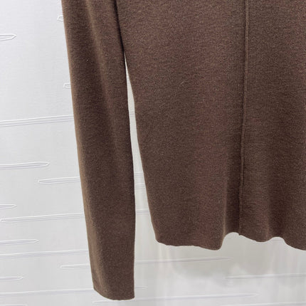 MIUMIU KNITTED LONG SLEEVE TOP STYLE 483