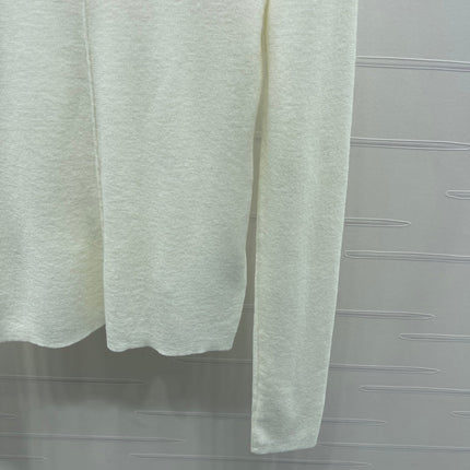 MIUMIU KNITTED LONG SLEEVE TOP STYLE 482