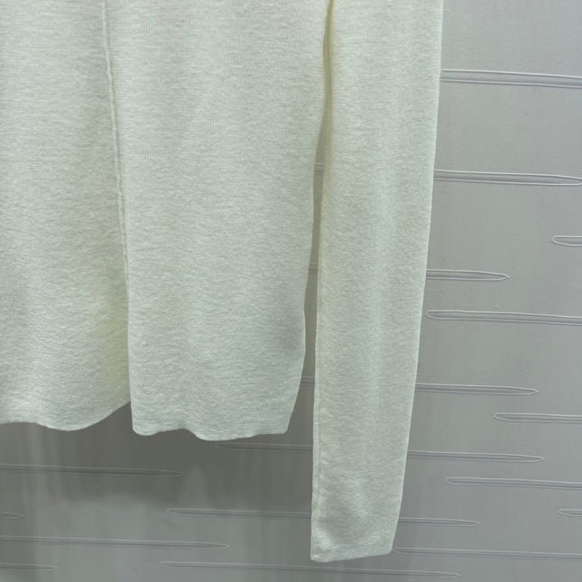 MIUMIU KNITTED LONG SLEEVE TOP STYLE 482