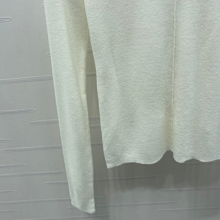 MIUMIU KNITTED LONG SLEEVE TOP STYLE 482