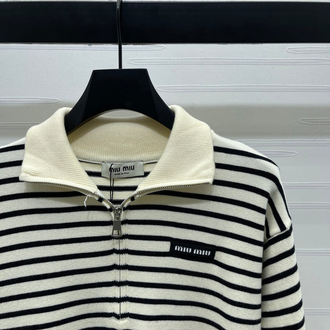 MIUMIU POLO KNIT SWEATER STYLE 487