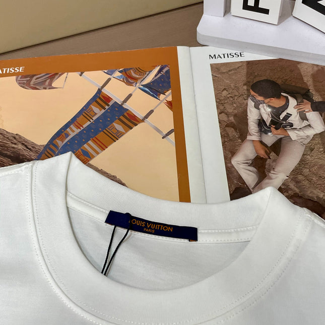 LV WHITE COTTON T-SHIRT 239588