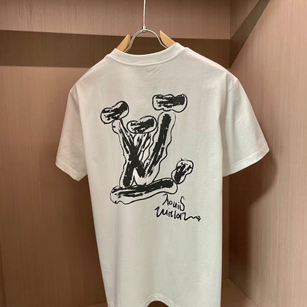 LV WHITE COTTON T-SHIRT 239588