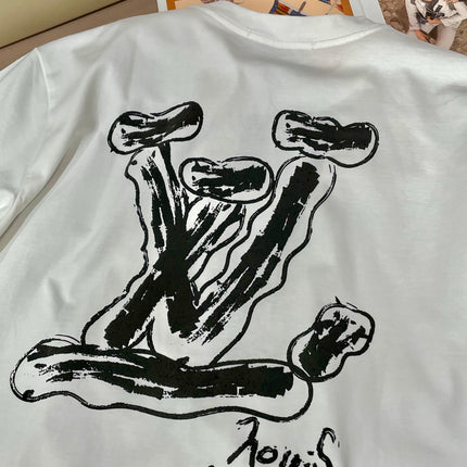 LV WHITE COTTON T-SHIRT 239588